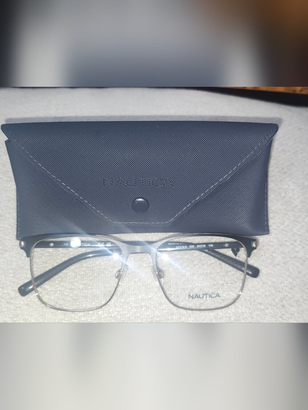 Nautica Men's Navy Eyeglass